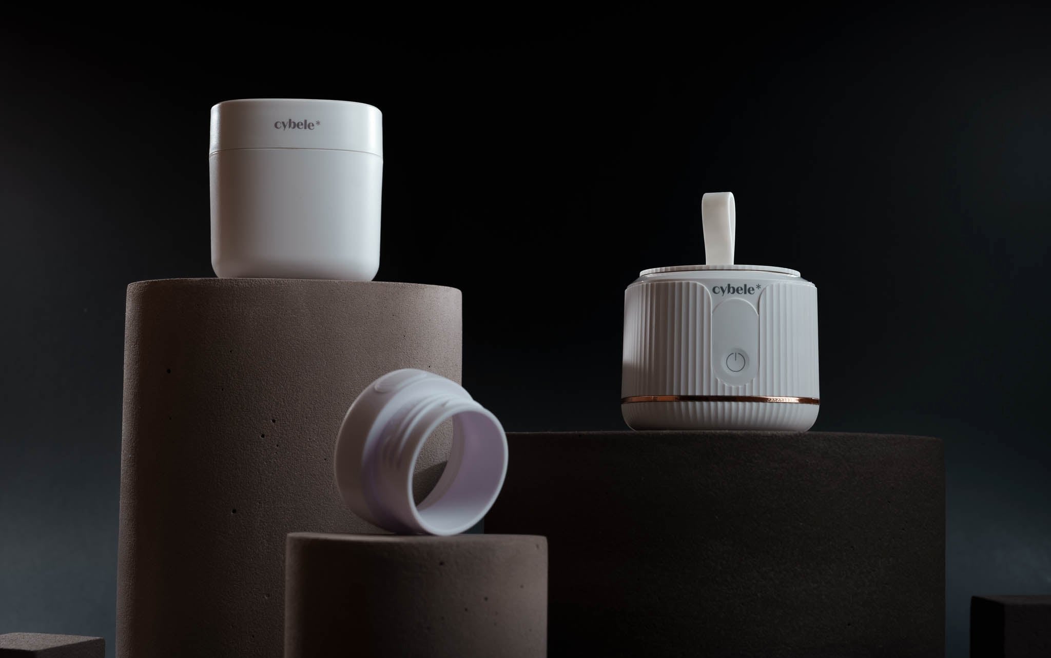 A careful selection of Cybele Star products: Lumen™ Portable UV Sterilizer, Stellar™ Portable Baby Bottle Warmer, and adapters designed to enhance your parenting experience and baby care.