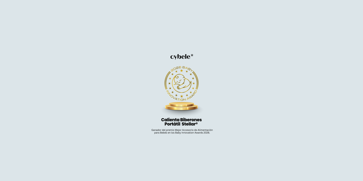 Stellar® Calienta Biberones Portátil, ganador del premio a Mejor Accesorio de Alimentación para Bebés en los Baby Innovation Awards 2026.