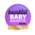 Cybele Star gold badge won at Bambini Baby Awards 2026.